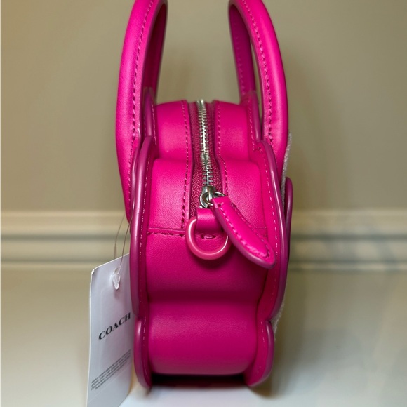 Coach Tea Rose Crossbody in Dragonfruit - Picture 3 of 9